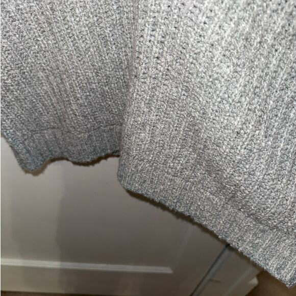 American Eagle Vneck Mini Sweater Dress Women's Gray size S - Picture 4 of 9